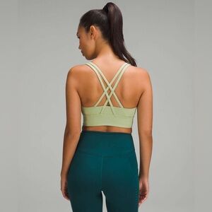 C - Lululemon Energy Longline Bra *Medium Support, B–D Cups
Edamame Green